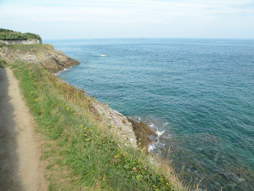  la mer entre Saint-Enogat et Saint-Lunaire